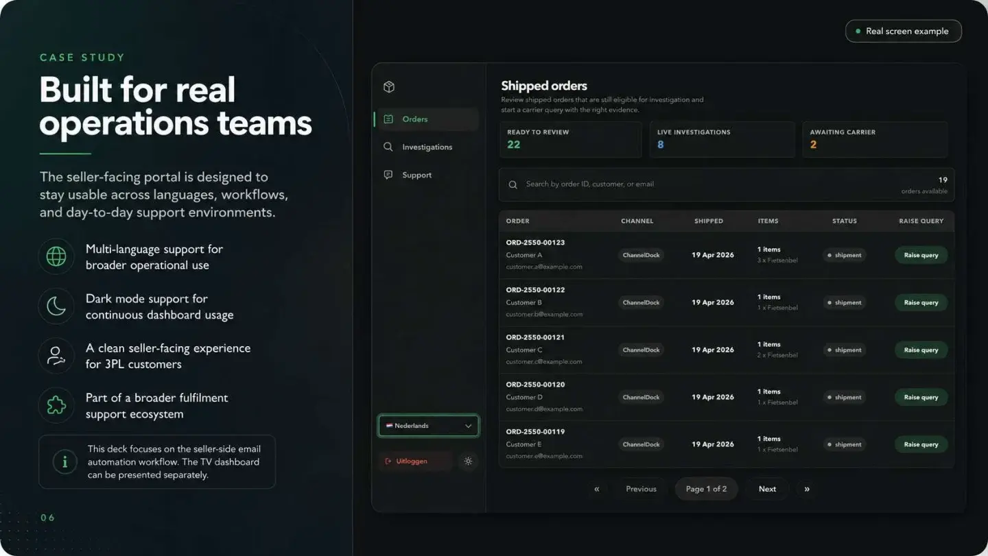 3PL Email Automation: 3PL Email Automation — presentation, page 6