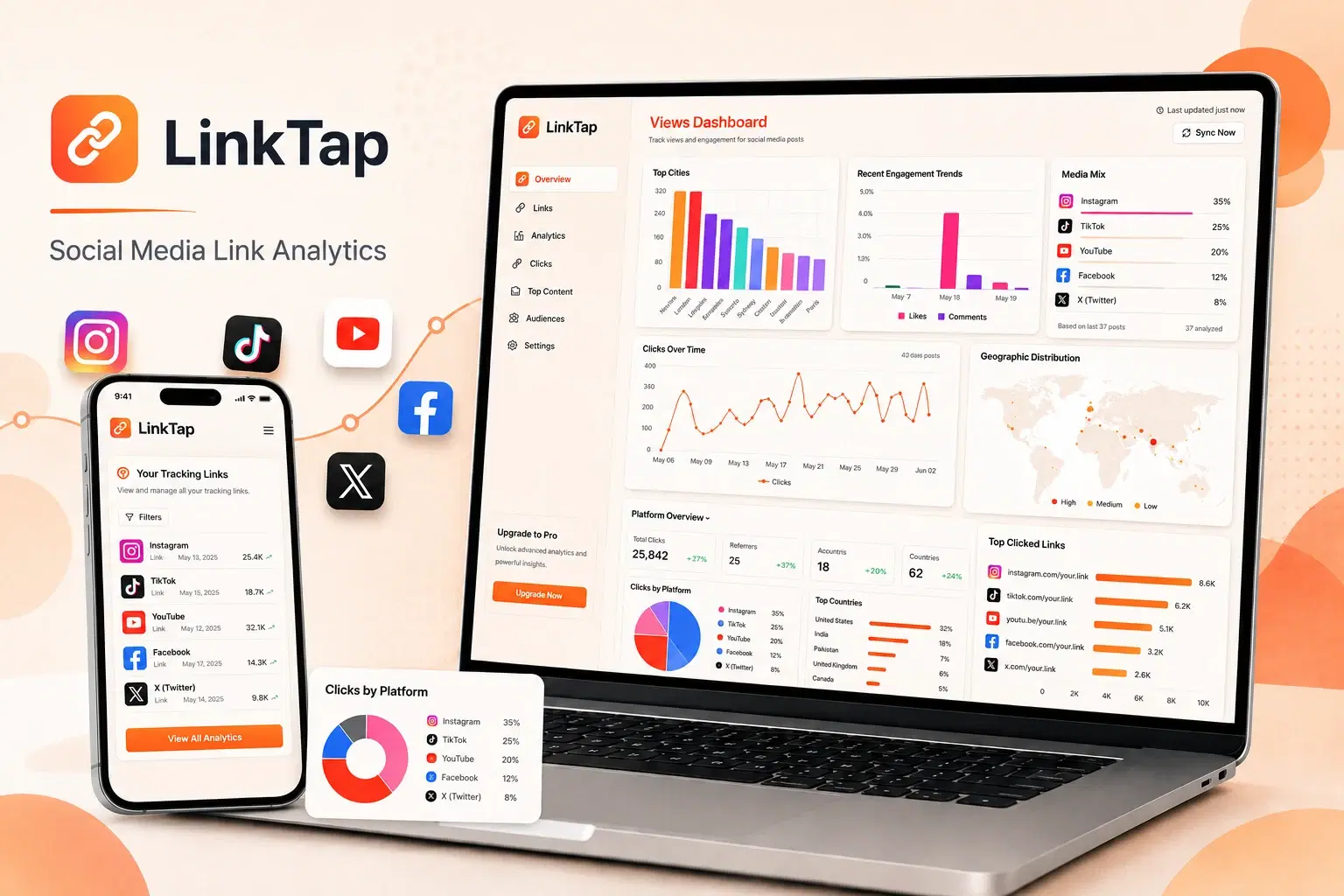 LinkTap — supplied project presentation and application views