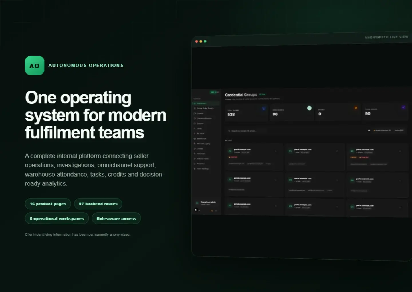 Support Space: Support Space — presentation, page 1