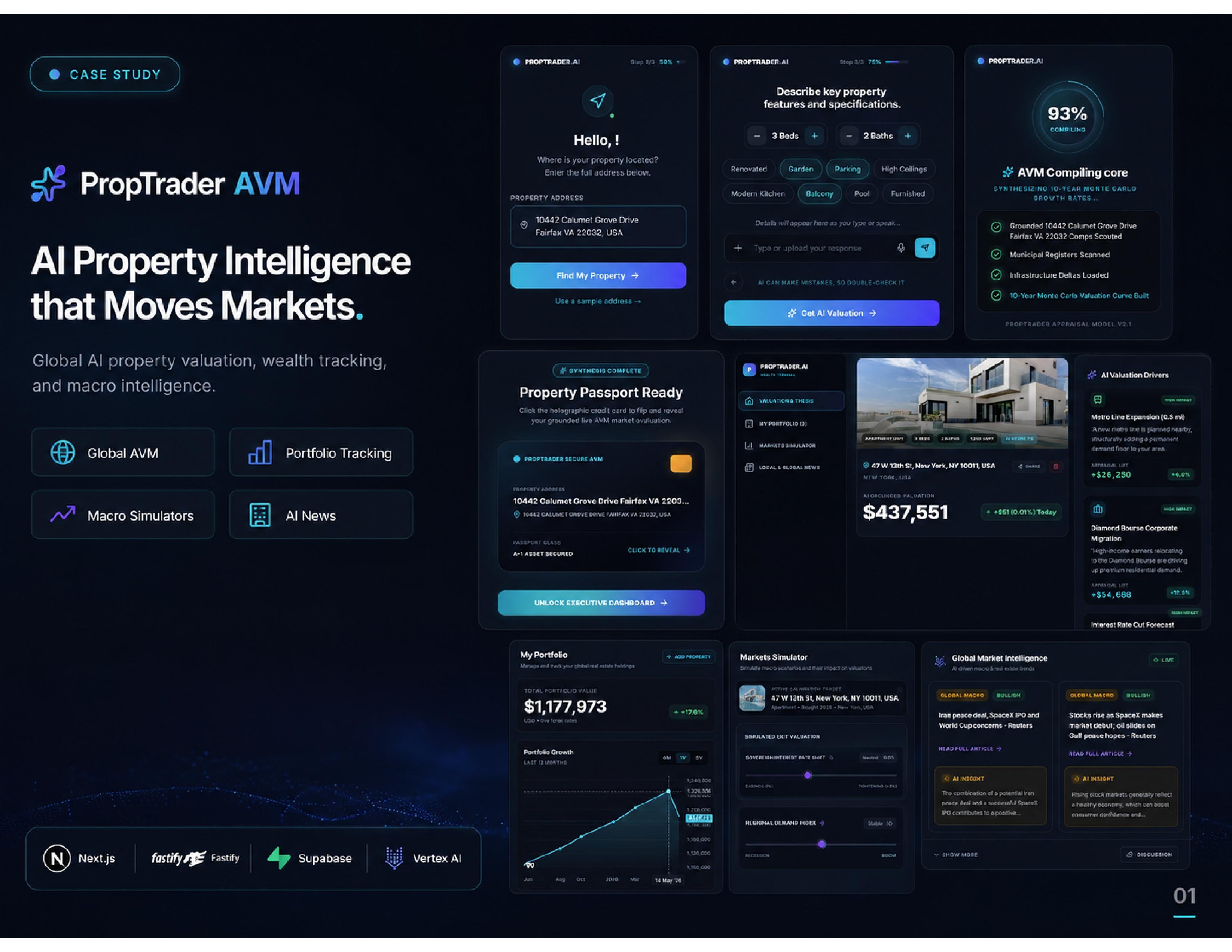 PropTrader AVM | AI Property Intelligence Platform screenshot 1